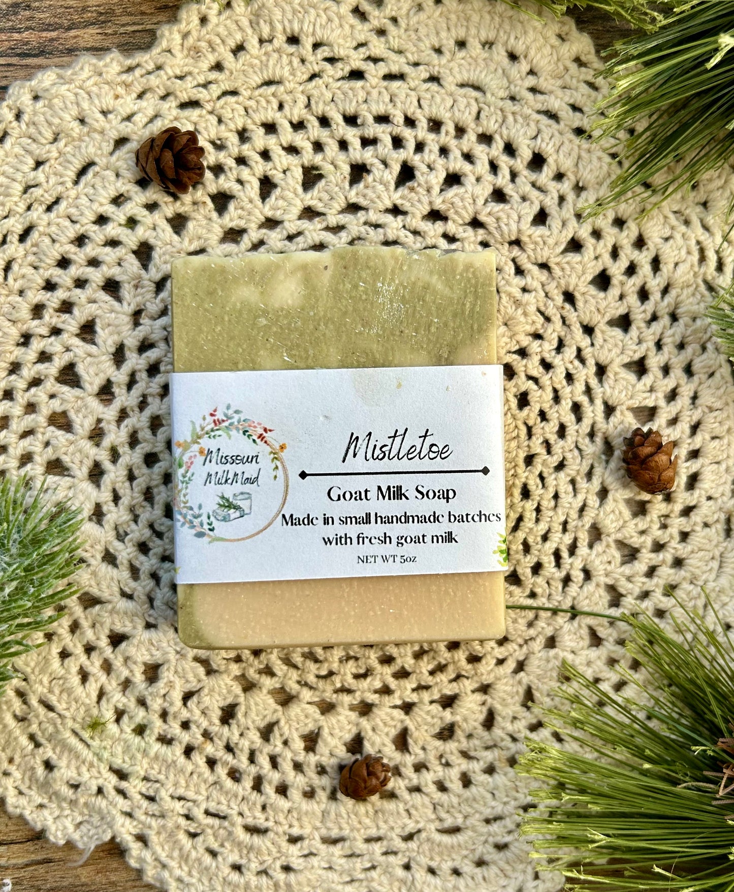 Mistletoe Goat Milk Soap