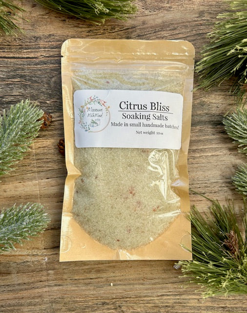 Citrus Bliss Soaking Salts Bag