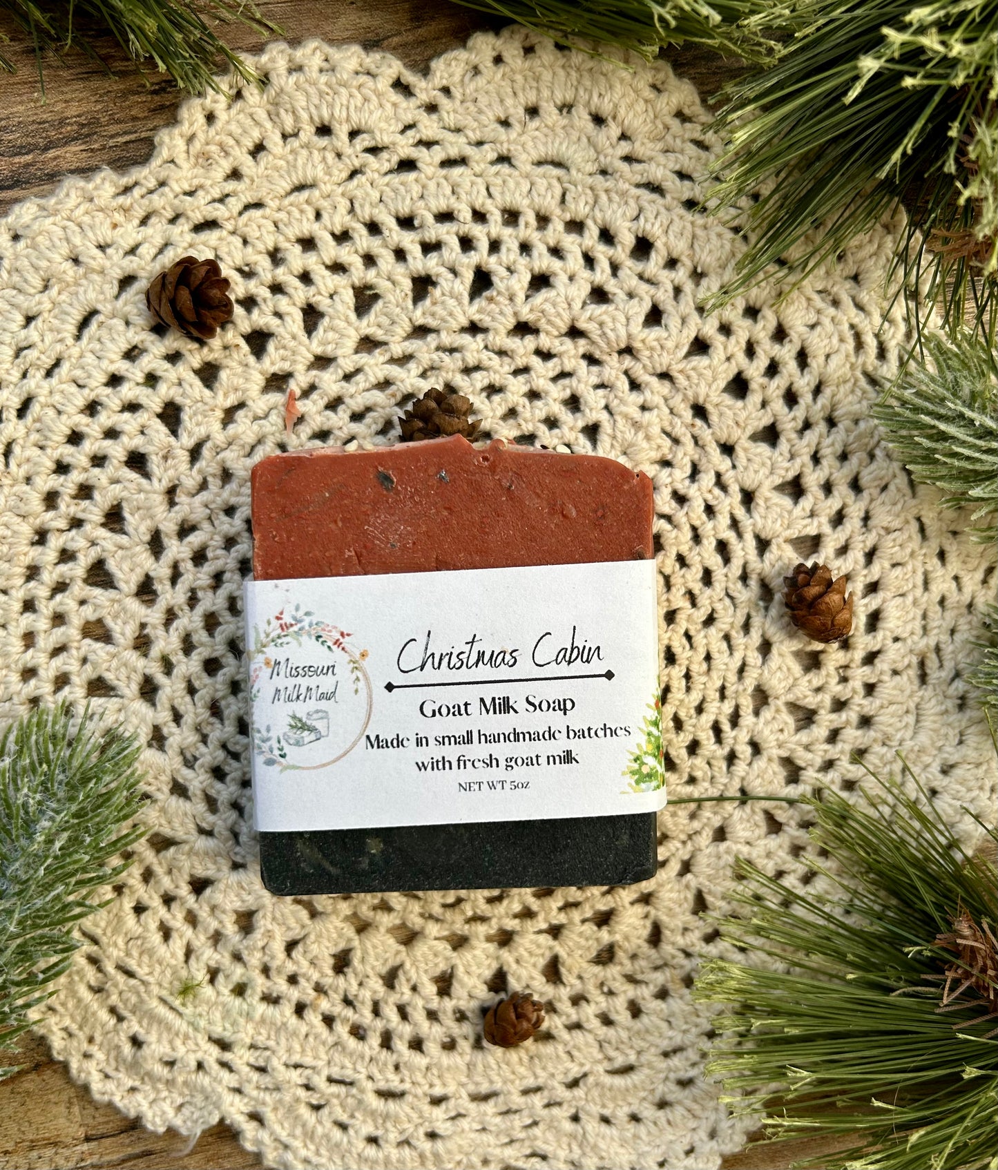 Christmas cabin Goat Milk Soap